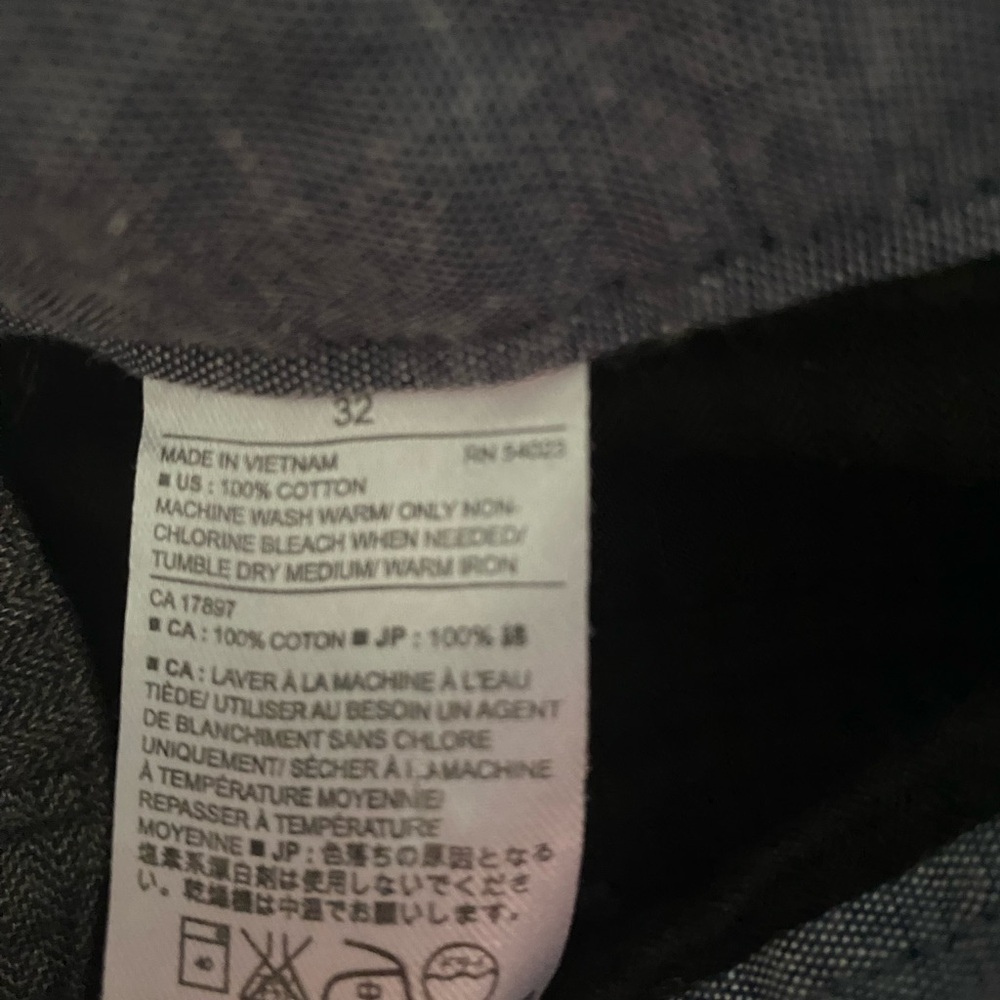 Banana Republic Kentfield Pant Men Chino 32 100% Cotton Grey Quiet Luxury Preppy - Picture 3 of 5